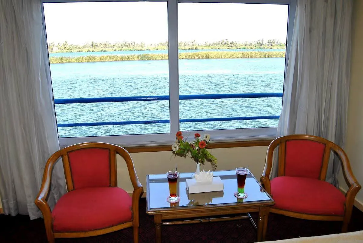Cabin aboard the Hapi V Nile Cruise Nile cruise